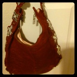 Charm & Luck Red Leather Purse